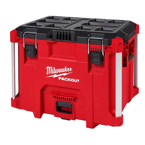 milwaukee steel tool box|milwaukee tool packout box.